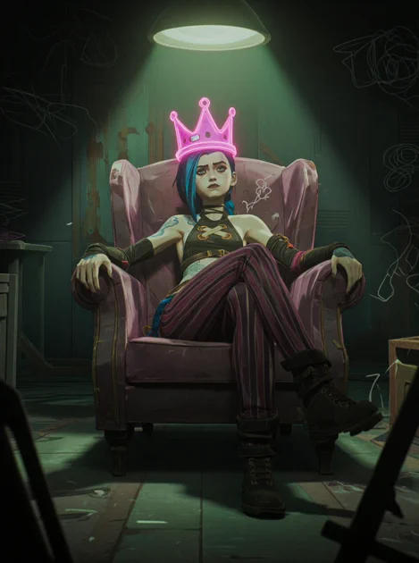 jinx arcane league of legends z image turbo lora